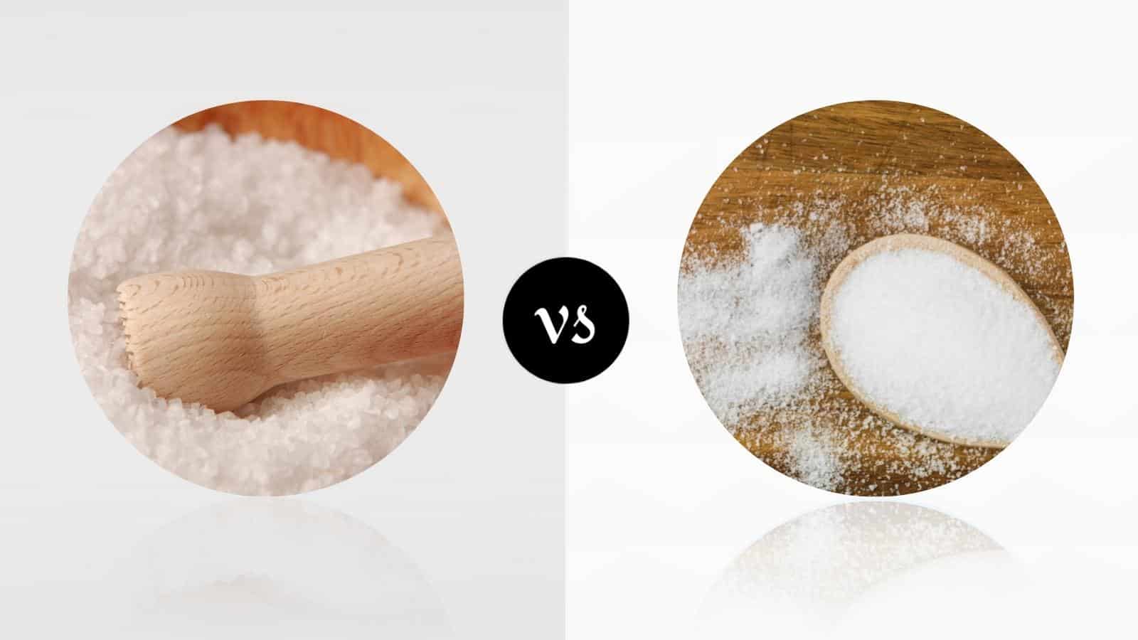 Coarse vs Fine Salt