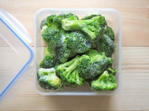 Freeze broccoli