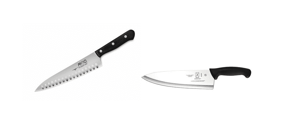 hollow edge knife vs regular
