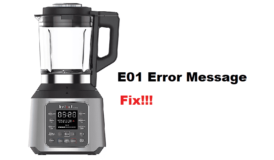 3 Ways To Fix Instant Pot Ace Blender E01 Error Message Miss Vickie