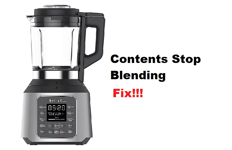 instant pot ace blender contents stop blending