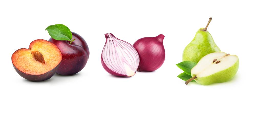 Plum, Onion & Pear