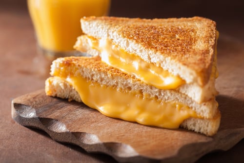 Grilled cheese sandwiches