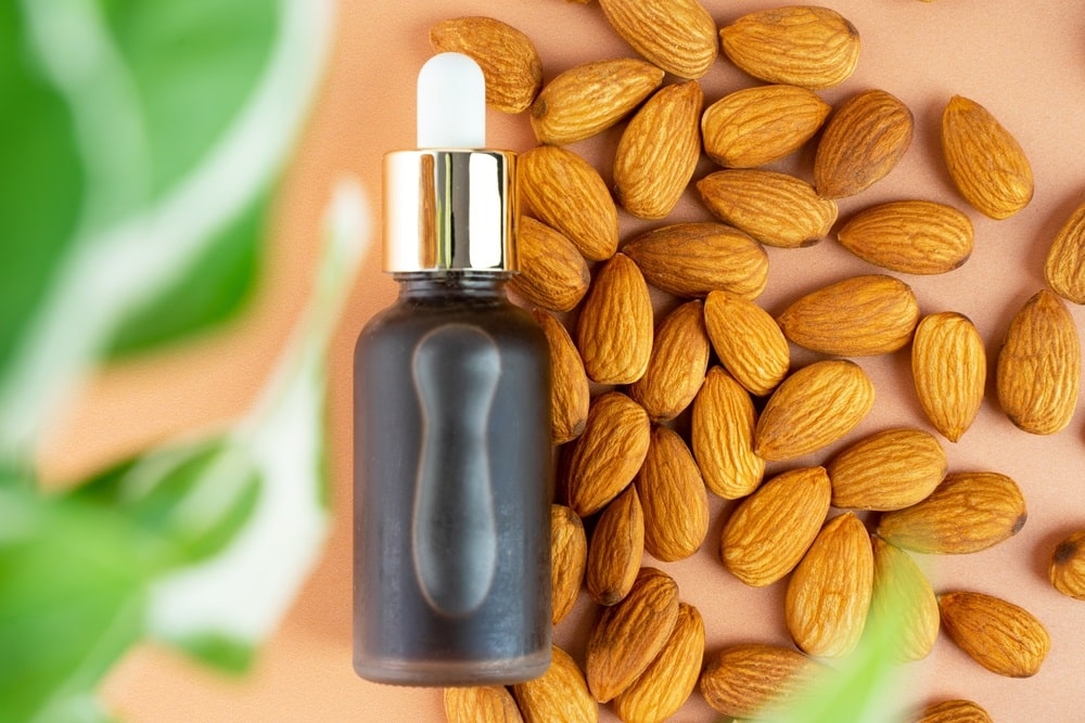 Natural almond oil or extract