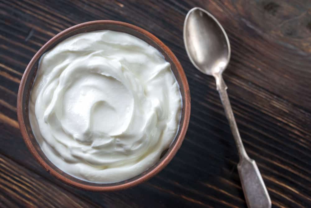 Bowl of Creme Fraiche