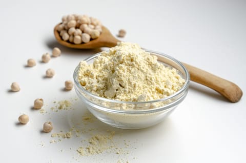 gram flour from chickpeas
