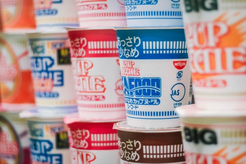 Nissin cup noodles