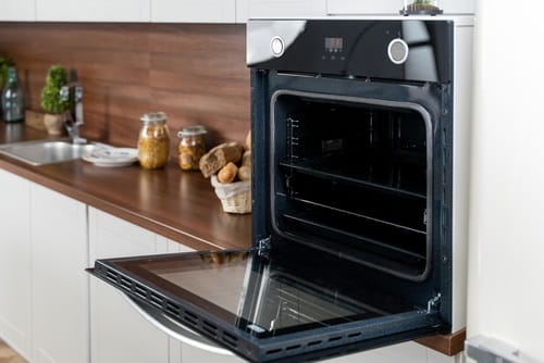 A standard convection oven