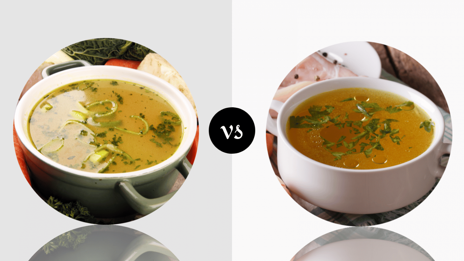 what is the difference between chicken broth and vegetable broth