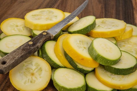 Yellow squash and zucchini