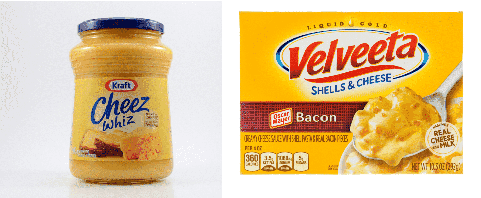 cheese whiz vs velveeta