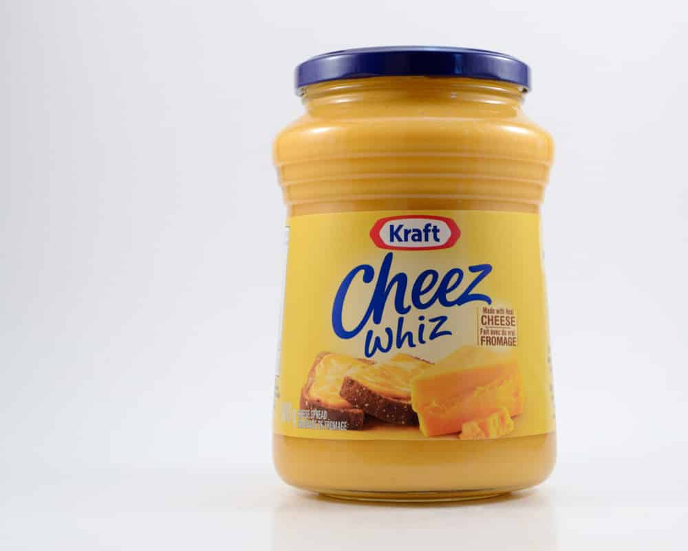Jar of Kraft Cheez Whiz