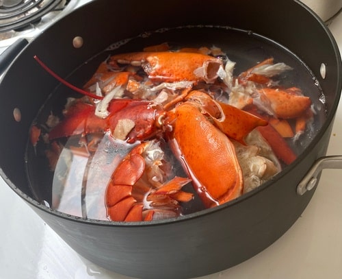 Homemade Lobster Stock