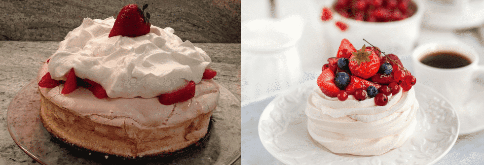 schaum torte vs pavlova