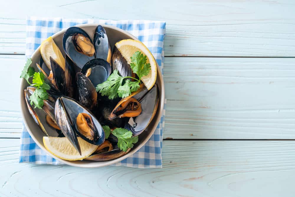 green stuff in mussels