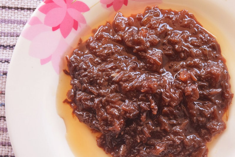 Shrimp paste in the Philippines, it is made up of fermented shrimps with salt