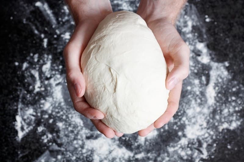 smooth kneaded dough by hand
