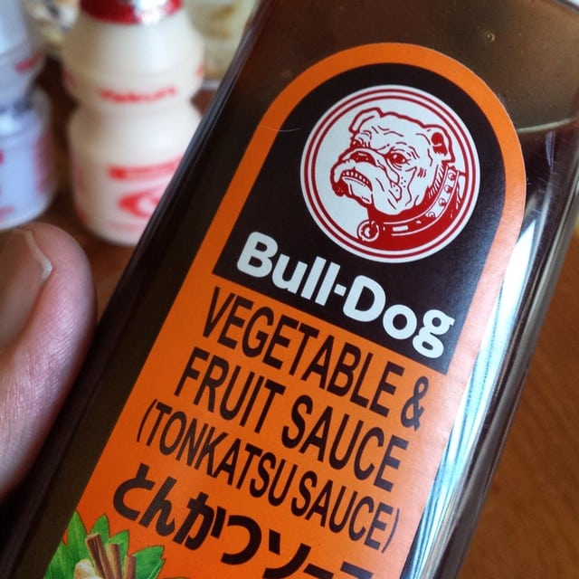 Bull dog tonkatsu sauce