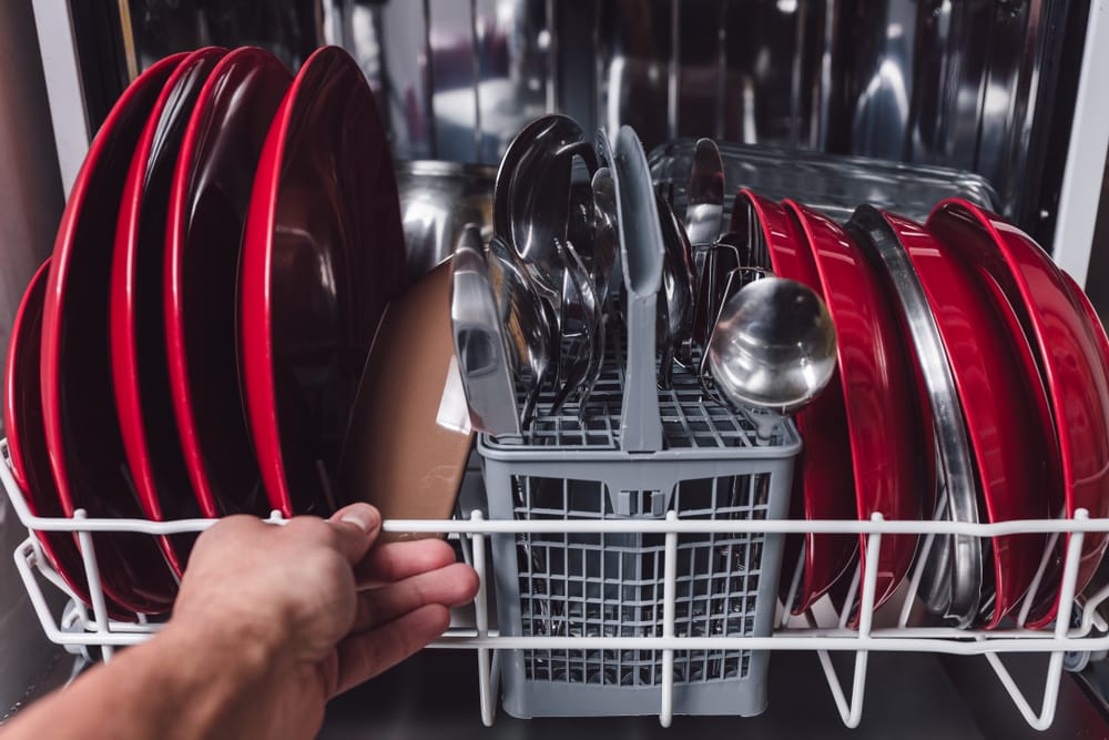 Don't overfill your dishwasher