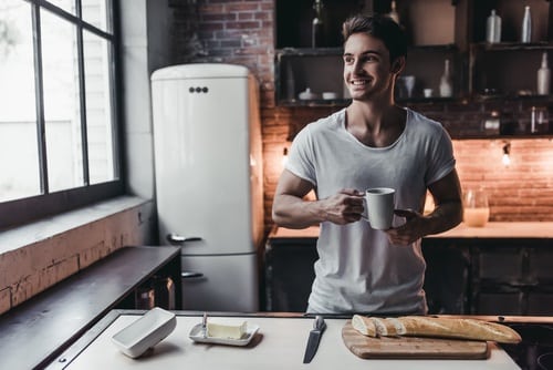 A working coffee machine makes your day better