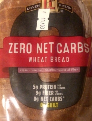 Zero net cabs bread