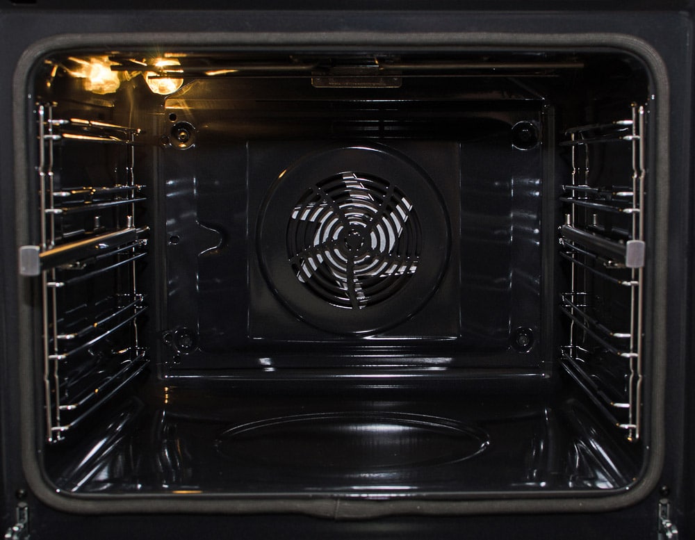 Empty modern oven with convection
