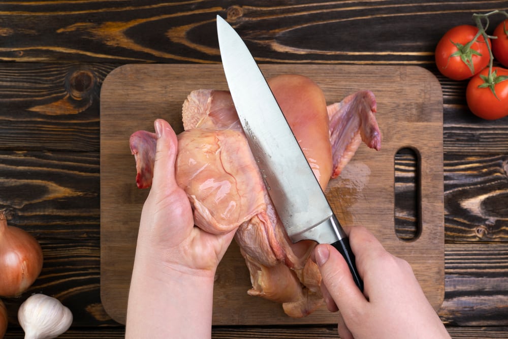 how to remove skin from chicken