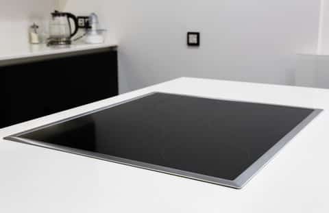 Resting induction cooktop