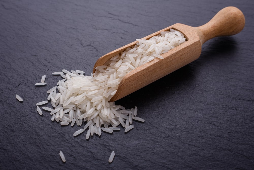 Raw rice