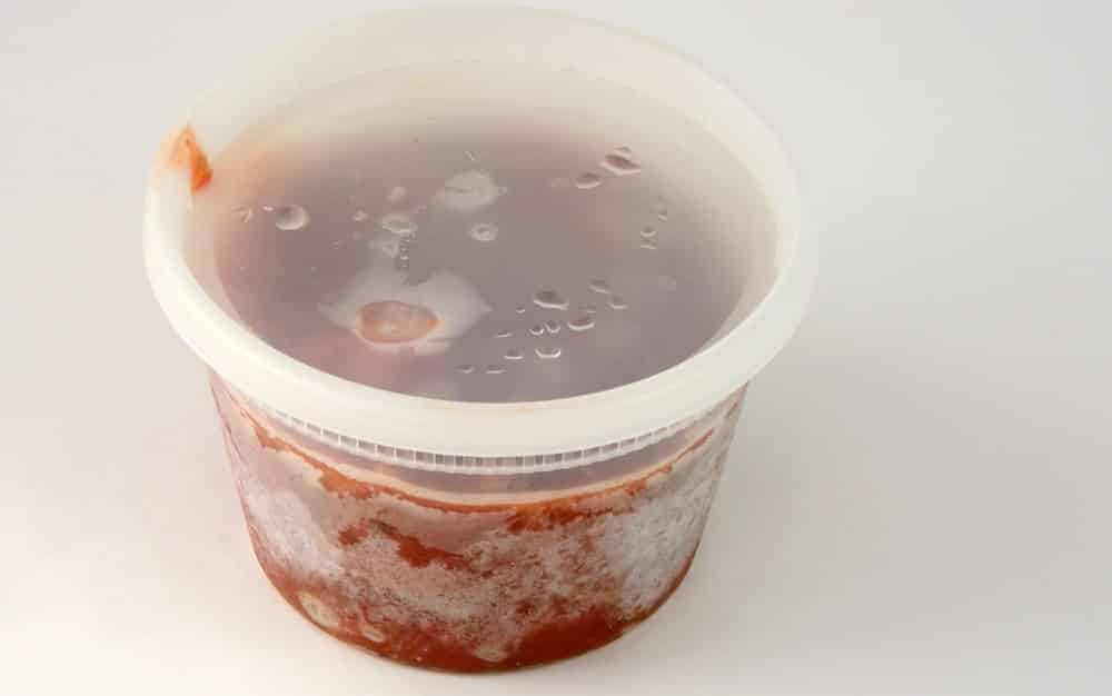frozen spaghetti sauce container