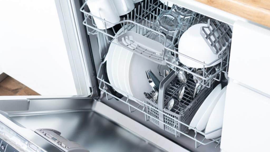 kitchen aid dishwasher clean light