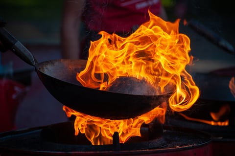 Burn the wok