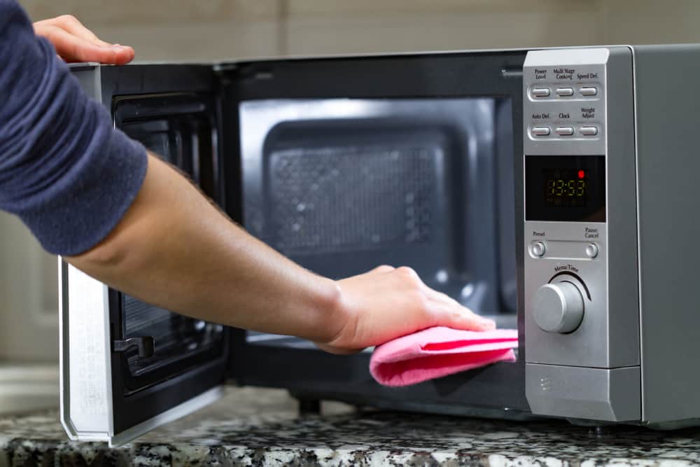 how to clean microwave vent filter