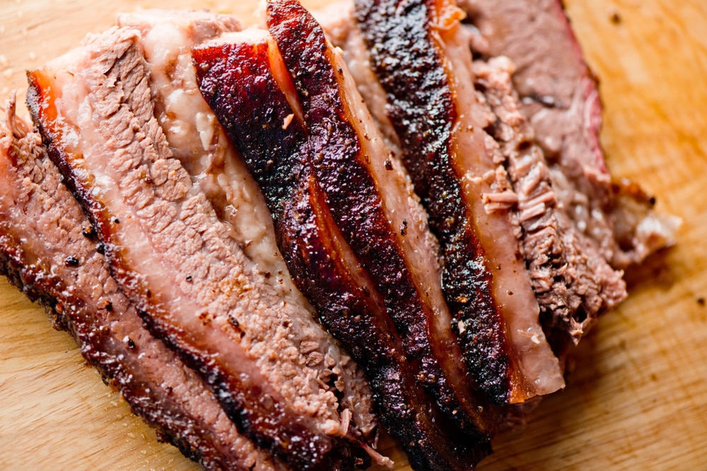 is brisket supposed to be pink