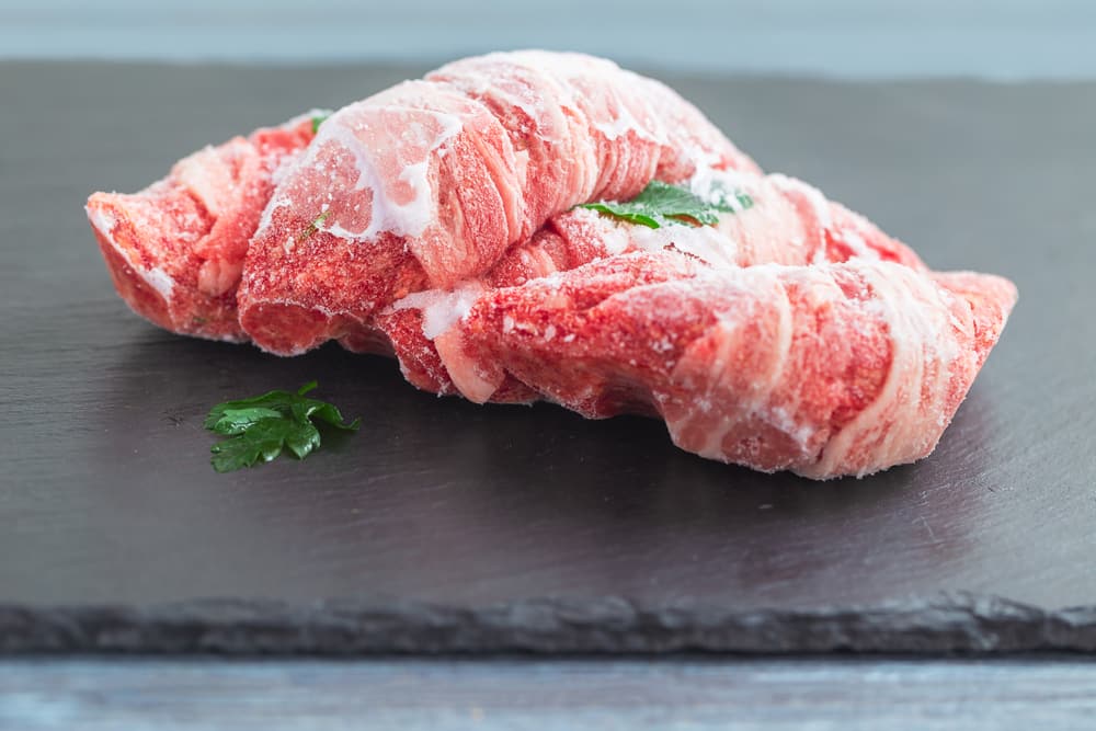 can you brine frozen meat