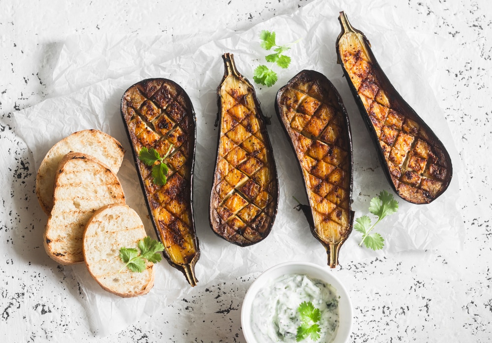 how to roast eggplant on electric stove