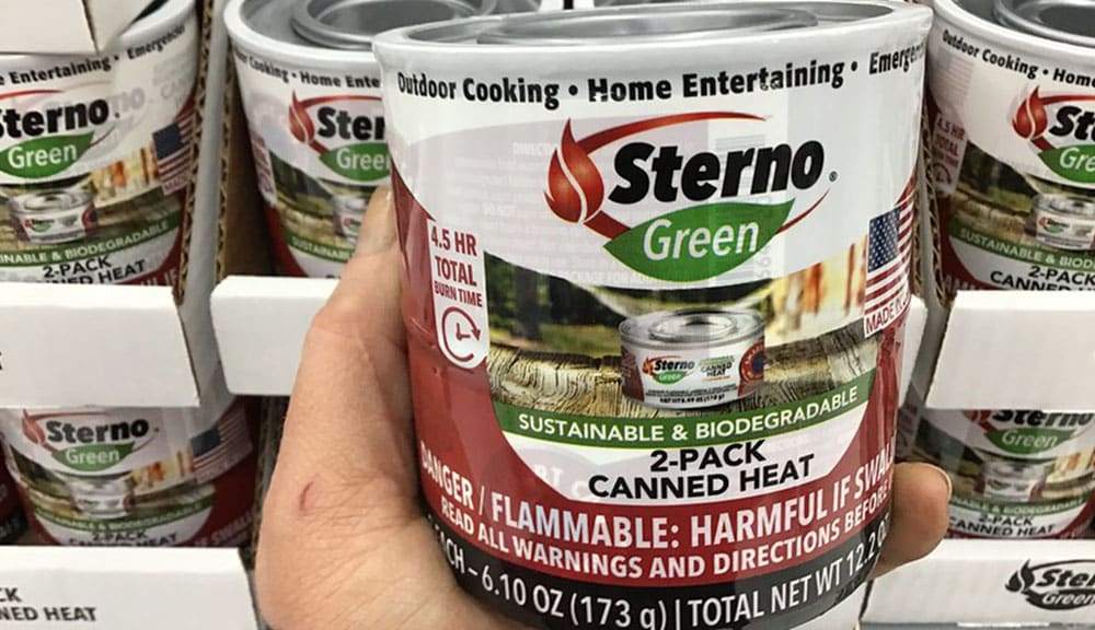 How to Use Sterno to Keep Food Warm
