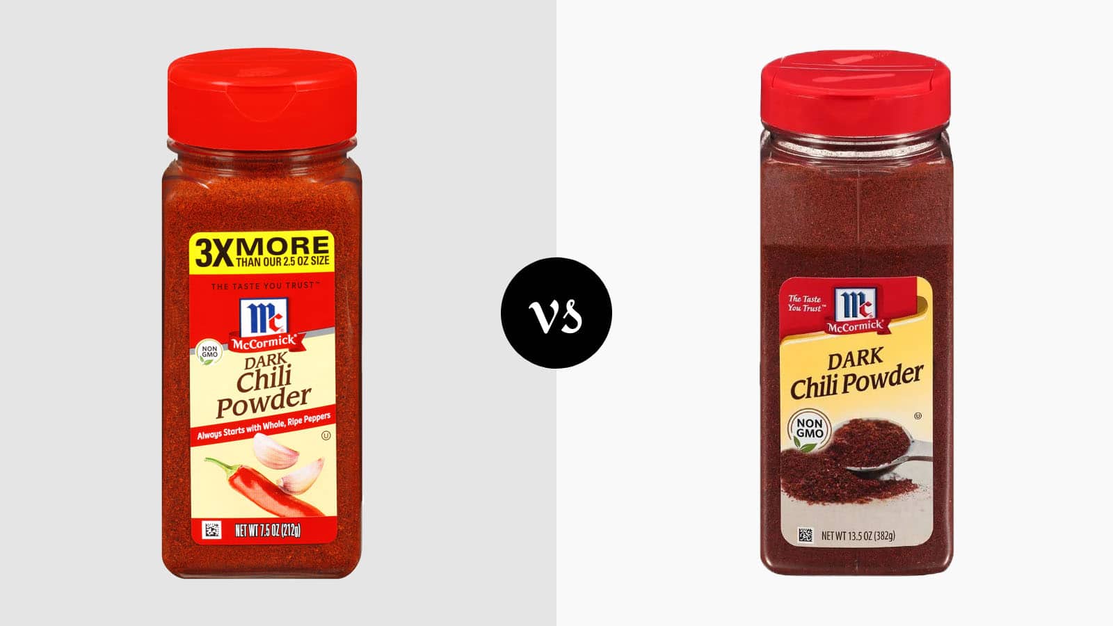 McCormick Chili Powder vs Dark Chili Powder