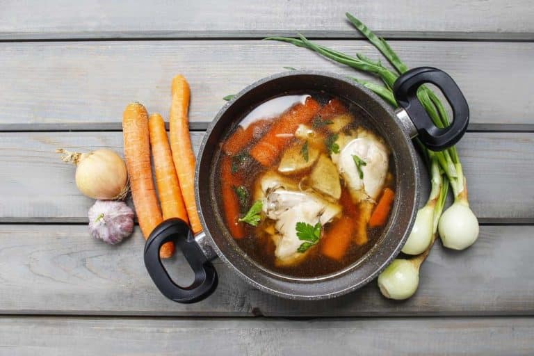 how long does it take to cook raw chicken in soup