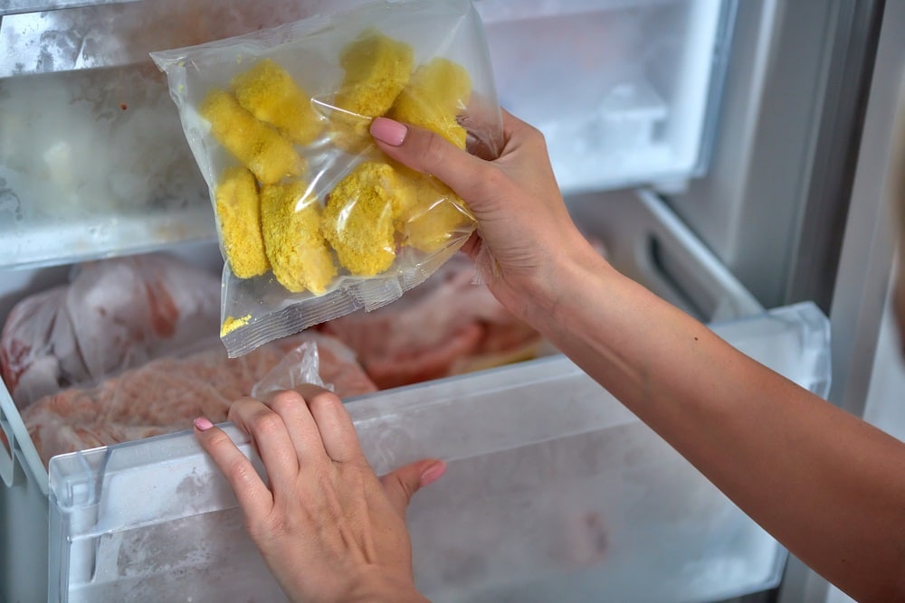frozen nuggets refrigerator