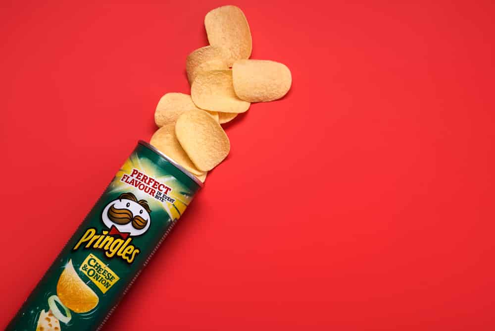 Pringles cheese and onion