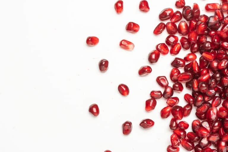 what does it mean if pomegranate seeds are white