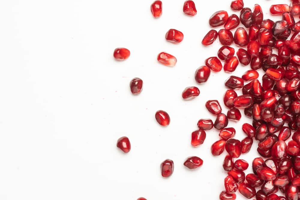 why are my pomegranate seeds white