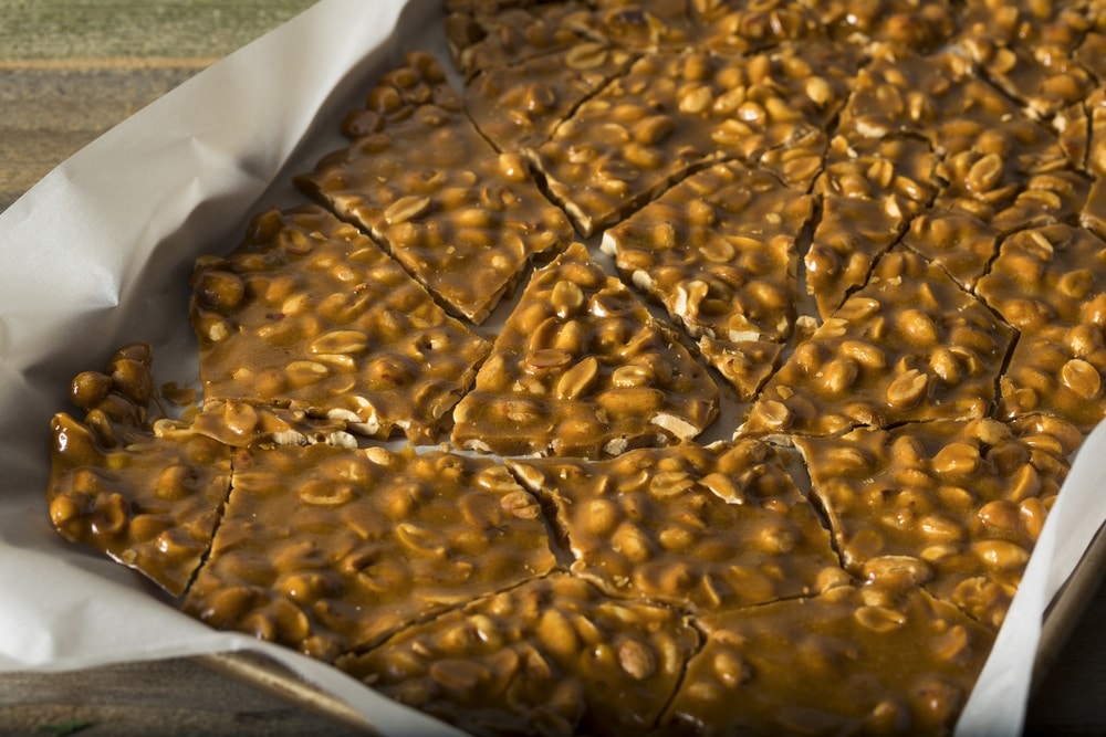 Homemade Holiday Peanut Brittle