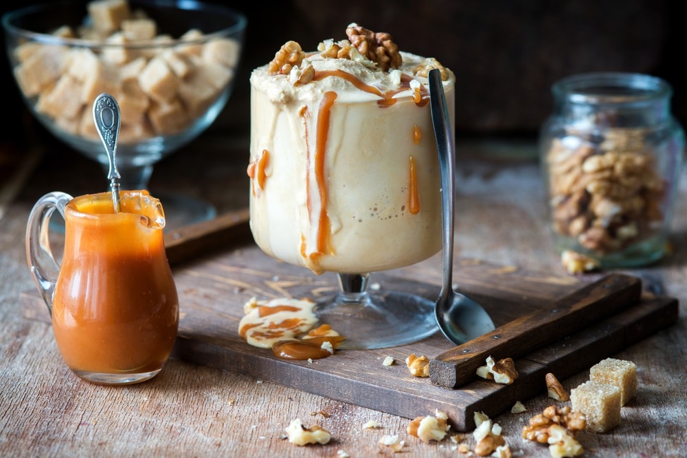 Salted caramel ice cream