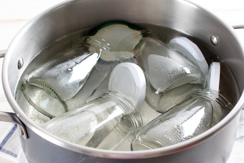 glass jars sterilization preparations preservation