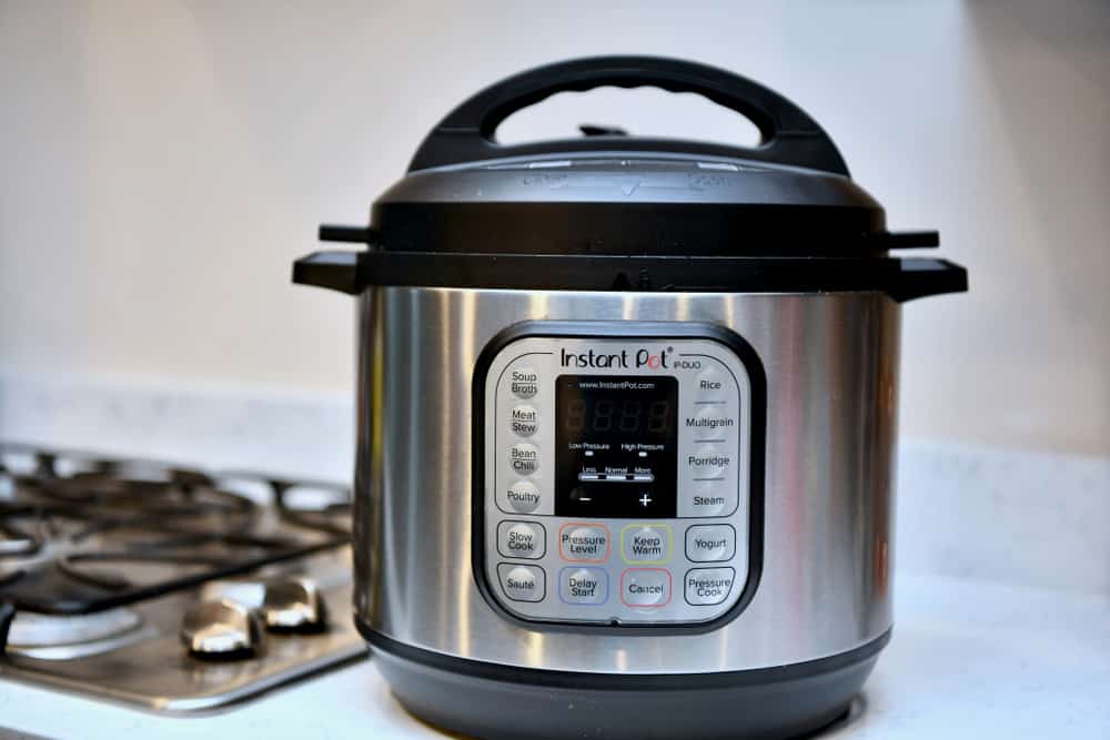 The popular instant pot in the kitchen of a home