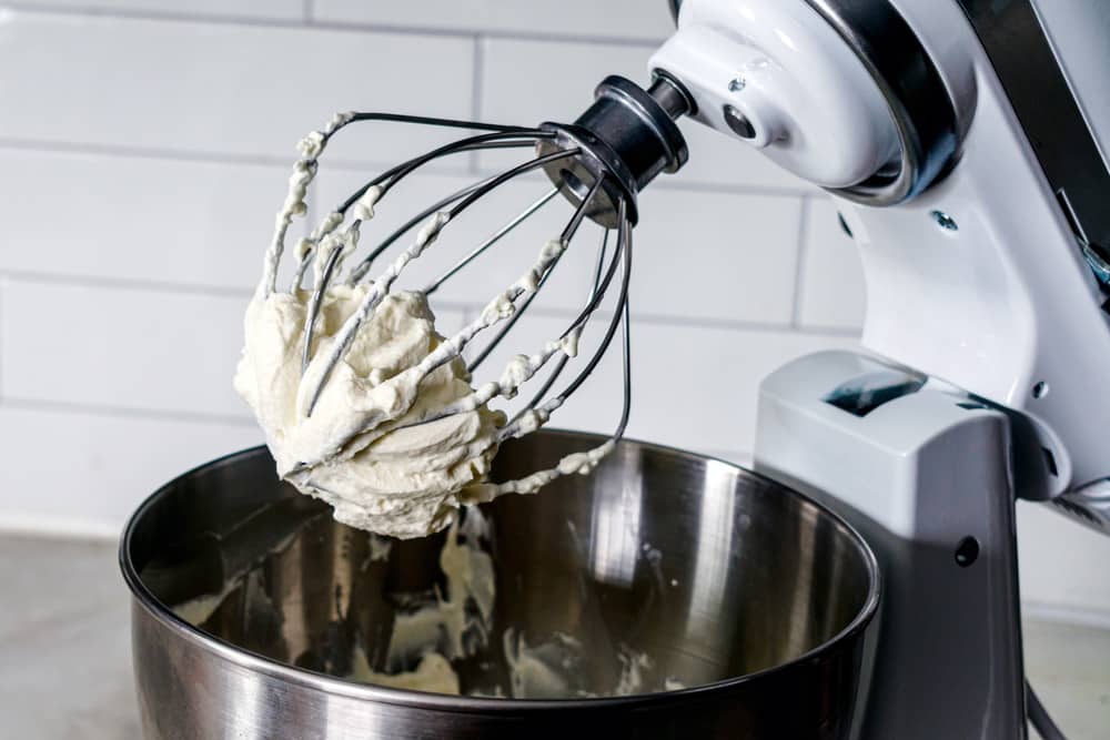 Mixing Whipped Cream in a Stand Mixer