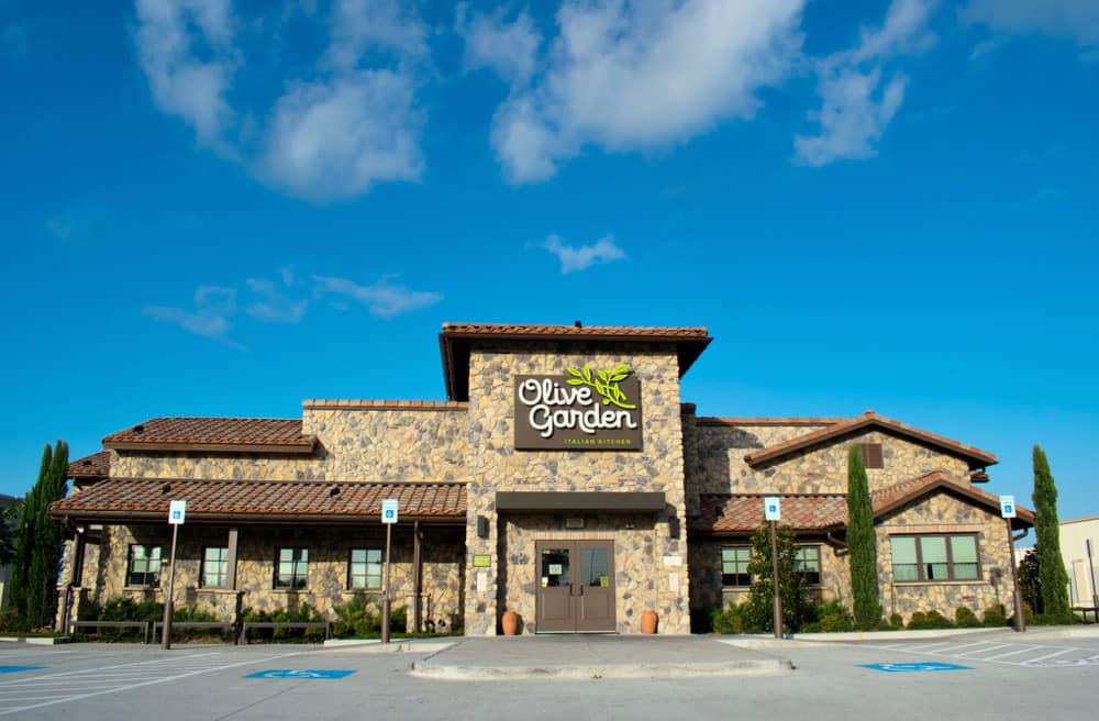 Olive Garden restaurant exterior in Humble, TX