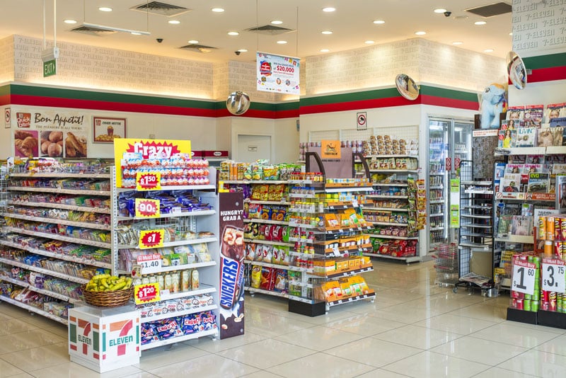 convenience store interior variety